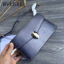 BVLGARI 38102-6 高端奢華SeprentlForever原單意大利蜥蜴紋單肩斜挎包