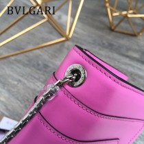 BVLGARI 35107-4 人氣新品原單胎牛皮鏈條鎖扣設計單肩斜挎包