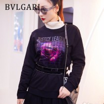 BVLGARI 38102-11 潮流新品衍縫網格設計原單黃銅蛇頭扣單肩斜挎包