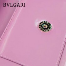 BVLGARI 38102-4 人氣新品女士原單漆皮純銅五金彩色蛇頭扣小號單肩斜跨包