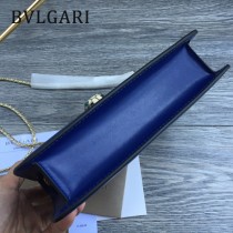 BVLGARI 35107 人氣新品原單胎牛皮鏈條鎖扣設計單肩斜挎包