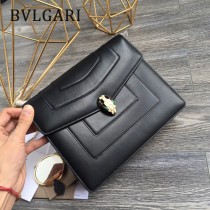 BVLGARI 35106-2 專櫃新品Serpenti Forever系列原單彩色琺瑯蛇頭單肩斜挎包