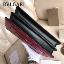 BVLGARI 38329-7 專櫃最新設計Serpenti Forever原單黑色縞瑪瑙配飾手提單肩包