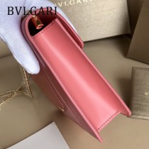 BVLGARI 35107-5 人氣新品原單胎牛皮鏈條鎖扣設計單肩斜挎包