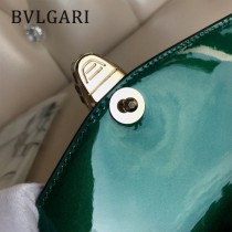 BVLGARI 35107-8 明星馬蘇同款原單漆皮全銅五金小號單層翻蓋包