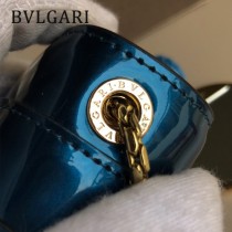BVLGARI 38102 人氣新品女士原單漆皮純銅五金彩色蛇頭扣小號單肩斜跨包