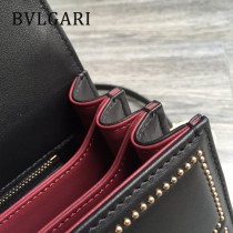 BVLGARI 38330-3 最新衍縫網格設計原單全銅五金大號手提單肩包