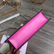 BVLGARI 35107-4 人氣新品原單胎牛皮鏈條鎖扣設計單肩斜挎包