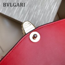 BVLGARI 35107-2 人氣新品原單胎牛皮鏈條鎖扣設計單肩斜挎包