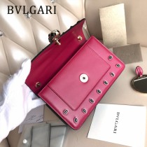 BVLGARI 38102-10 專櫃新品Serpenti Forever原單黑色縞瑪瑙配飾單肩斜挎包