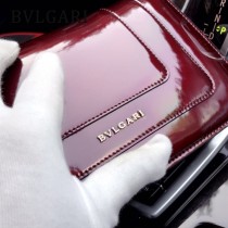 BVLGARI 38102-2 人氣新品女士原單漆皮純銅五金彩色蛇頭扣小號單肩斜跨包