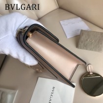 Bvlgari-38102-05 寶格麗時尚新款原單胎牛系列純銅式的五金單鏈小方包