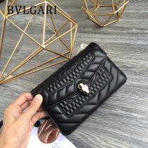 Bvlgari-38102 寶格麗時尚新款原單迷人彩色蛇頭單層單鏈小方包