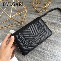 Bvlgari-38102 寶格麗時尚新款原單迷人彩色蛇頭單層單鏈小方包