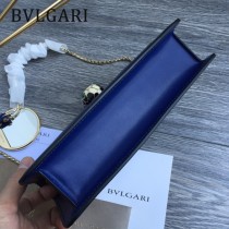 Bvlgari-38102-01 寶格麗時尚新款原單胎牛系列純銅式的五金單鏈小方包