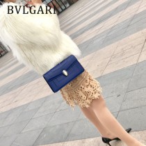 Bvlgari-37044-03 寶格麗時尚新款左蕭岸同款純銅式的五金鏈條蛇頭包