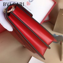 Bvlgari 284758 專櫃全新情人節限定款原單彩色琺瑯蛇頭扣單肩斜挎包