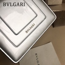 Bvlgari-38329-03 寶格麗時尚新款原單胎牛系列純銅式的五金鏈條蛇頭包