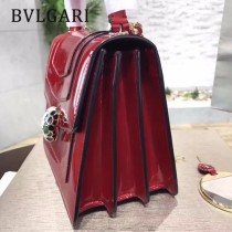 Bvlgari-38329-04 寶格麗時尚新款原單胎牛系列純銅式的五金鏈條蛇頭包