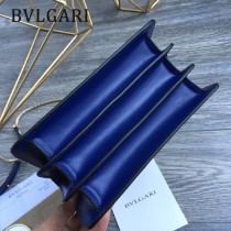 Bvlgari-38329-06 寶格麗新款原單胎牛皮純銅五金彩色蛇頭扣手提單肩包