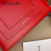 Bvlgari 284758 專櫃全新情人節限定款原單彩色琺瑯蛇頭扣單肩斜挎包