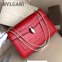 Bvlgari-35362-2 寶格麗時尚新款左蕭岸同款純銅式的五金鏈條蛇頭包