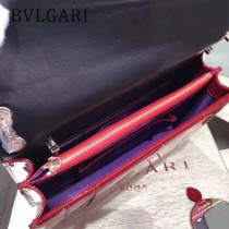 Bvlgari-35362-7 寶格麗時尚新款左蕭岸同款純銅式的五金鏈條蛇頭包