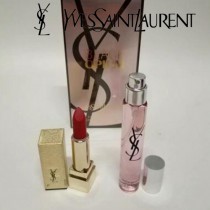 YSL彩妝-03 聖羅蘭鴉片香水+星辰口紅兩件套