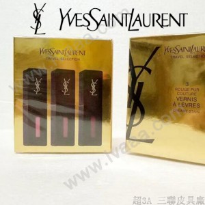 YSL口紅-01 聖羅蘭黑管鏡面唇釉三件套