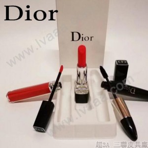 DIOR口紅-09 迪奧三件套彩妝禮盒