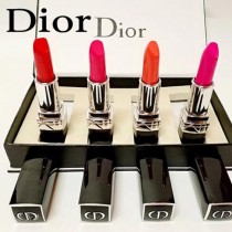 DIOR口紅-01  迪奧烈焰藍金唇膏口紅四件套