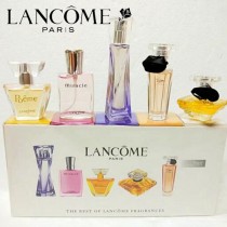 lancome香水-08 蘭蔻專櫃限量版Q版香水五件套禮盒裝