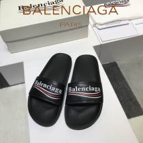 Balenciaga鞋子-08-6 巴黎世家頂級代購版本夏季新款頭層牛皮男女款拖鞋