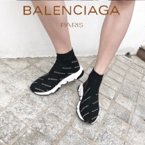 Balenciaga鞋子07-3 巴黎世家成名之作雙色組合大底高幫襪子鞋毛線運動鞋