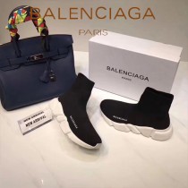 Balenciaga鞋子07-6 巴黎世家成名之作雙色組合大底高幫襪子鞋毛線運動鞋