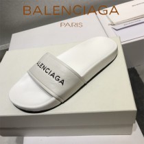 Balenciaga鞋子-08-4 巴黎世家頂級代購版本夏季新款頭層牛皮男女款拖鞋
