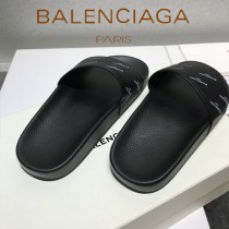 Balenciaga鞋子-08-2 巴黎世家頂級代購版本夏季新款頭層牛皮男女款拖鞋