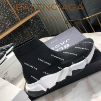 Balenciaga鞋子07-3 巴黎世家成名之作雙色組合大底高幫襪子鞋毛線運動鞋