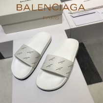 Balenciaga鞋子-08 巴黎世家頂級代購版本夏季新款頭層牛皮男女款拖鞋