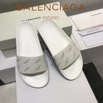 Balenciaga鞋子-08 巴黎世家頂級代購版本夏季新款頭層牛皮男女款拖鞋