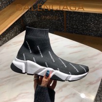 Balenciaga鞋子07-3 巴黎世家成名之作雙色組合大底高幫襪子鞋毛線運動鞋