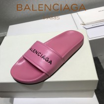Balenciaga鞋子-08-5 巴黎世家頂級代購版本夏季新款頭層牛皮男女款拖鞋
