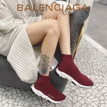 Balenciaga鞋子07 巴黎世家成名之作雙色組合大底高幫襪子鞋毛線運動鞋