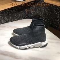 Balenciaga鞋子07-5 巴黎世家成名之作雙色組合大底高幫襪子鞋毛線運動鞋
