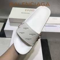 Balenciaga鞋子-08 巴黎世家頂級代購版本夏季新款頭層牛皮男女款拖鞋