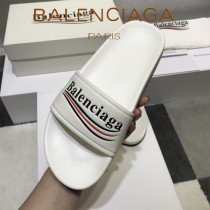 Balenciaga鞋子-08-8 巴黎世家頂級代購版本夏季新款頭層牛皮男女款拖鞋