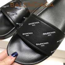 Balenciaga鞋子-08-2 巴黎世家頂級代購版本夏季新款頭層牛皮男女款拖鞋