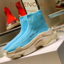 Balenciaga鞋子-09-2 巴黎世家懶人超級百搭款老爹姥爺襪子鞋
