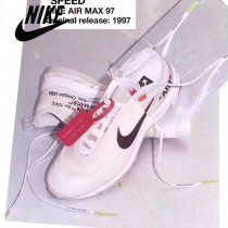Nike鞋子-03 耐克時尚經典OW聯名真標高版本情侶款白色子彈鞋