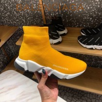 Balenciaga鞋子07-4 巴黎世家成名之作雙色組合大底高幫襪子鞋毛線運動鞋